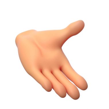 işaret eden el kavrama hareketini 3d çizim