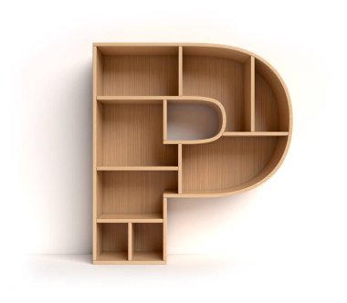 Raf yazı tipi harf P