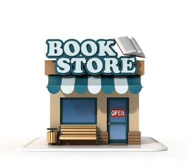 Kitap mağaza mini dükkan