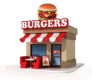 Burger mini store