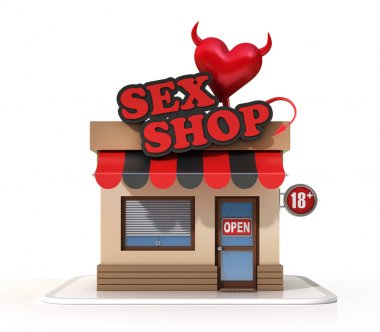 Seks deposu 3d render