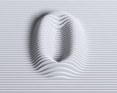 Doğrusal 3d yazı tipi sayısı 0