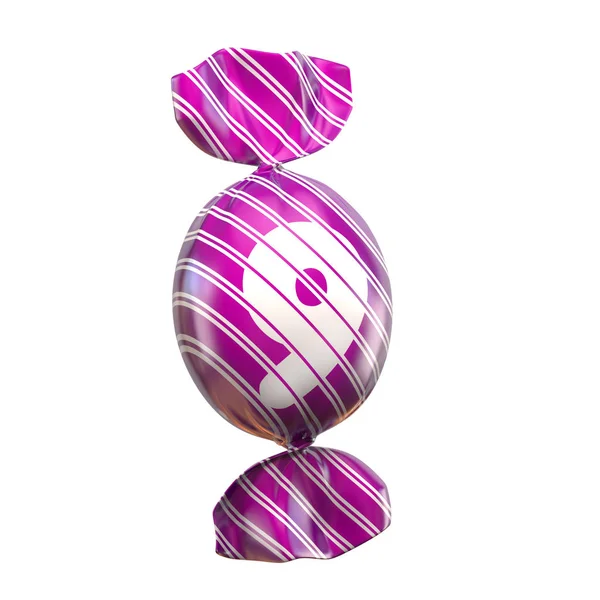 Candy 3d font number 9 — Stock Photo, Image