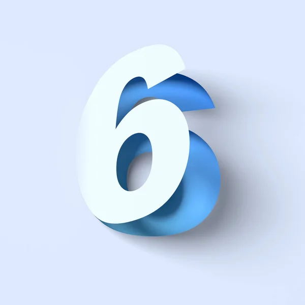 Isometric font number 9 — Stock Photo, Image