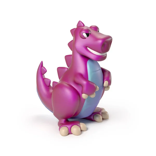 Brinquedo de dinossauro 3d renderização — Fotografia de Stock