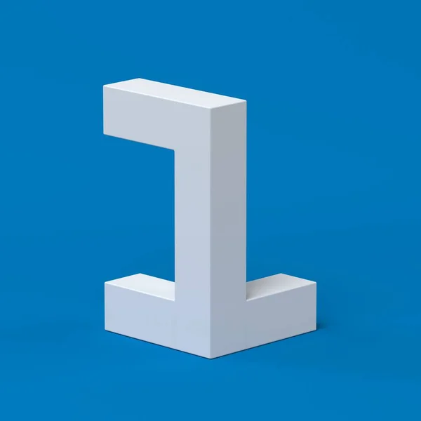 Isometric font letter  1 — Stock Photo, Image