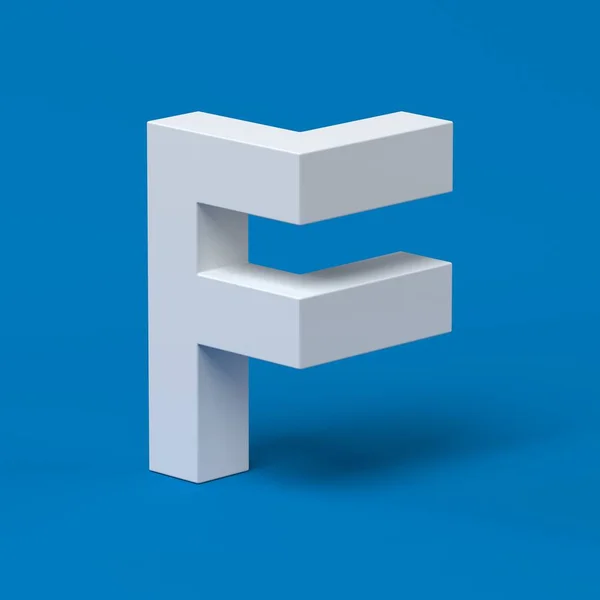 等距字体字母 F — 图库照片