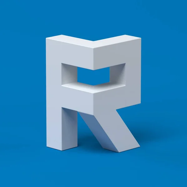 Isometric font letter  R — Stock Photo, Image