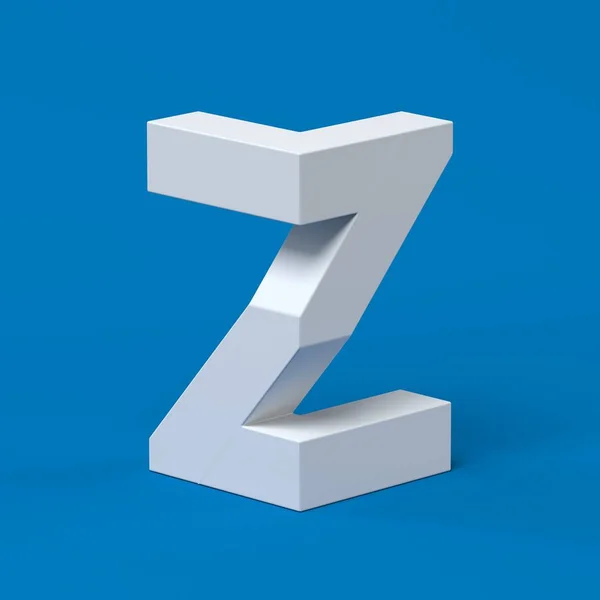 Isometrische lettertype letter Z — Stockfoto