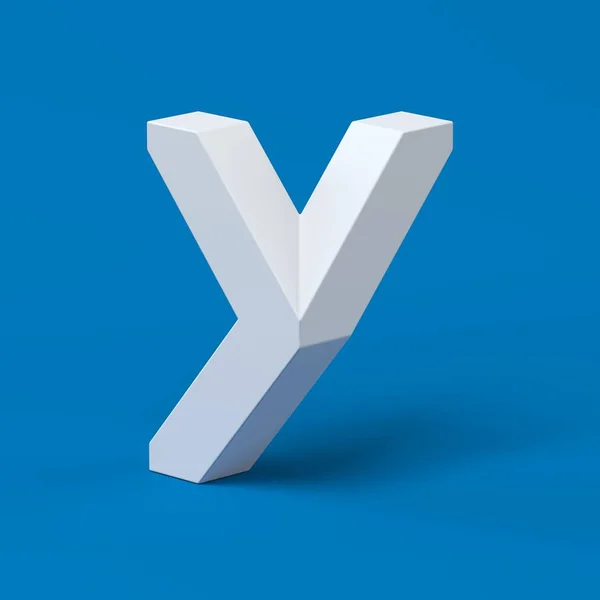 Lettera isometrica del carattere Y — Foto Stock