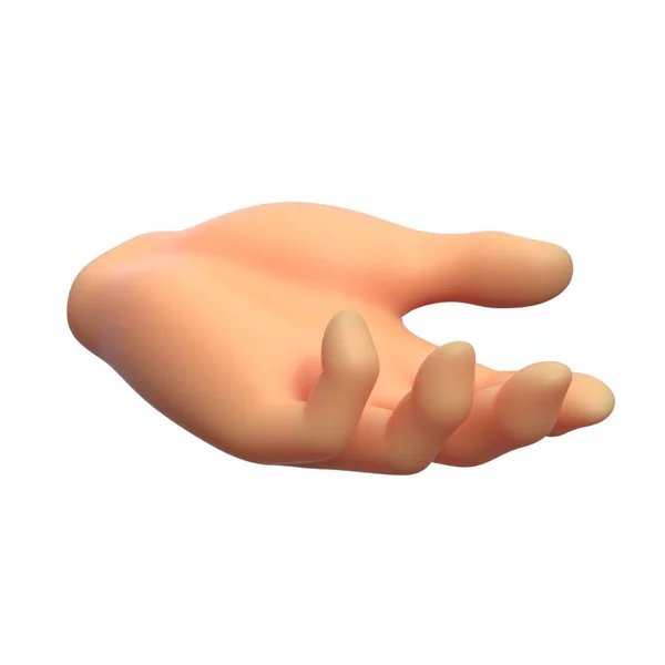 Hand 3d illustratie — Stockfoto