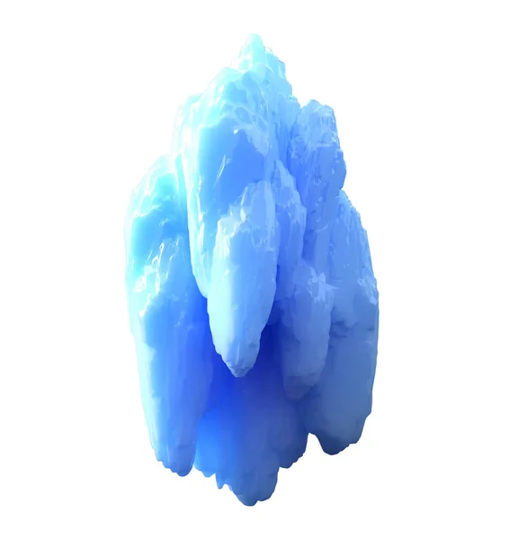 Iceberg isolated on white background — Stock Photo, Image