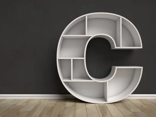 Estantes en forma de letra C — Foto de Stock