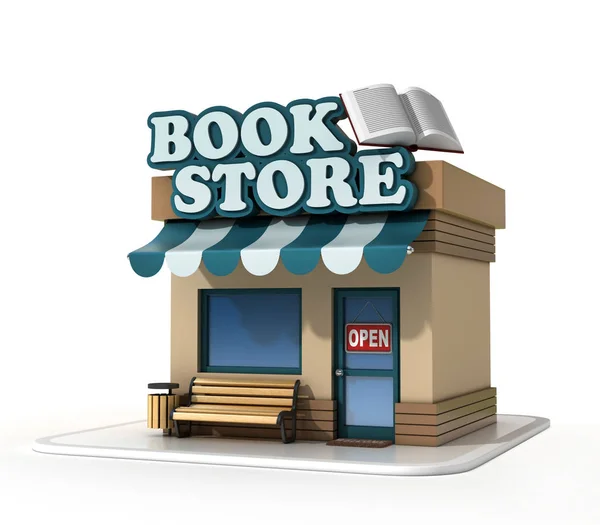 A könyv áruház mini bolt — Stock Fotó