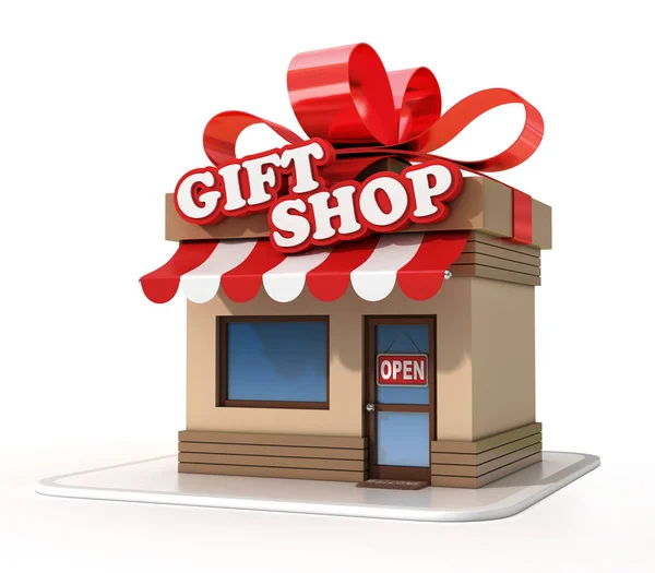 Gift shop mini store — Stock Photo, Image