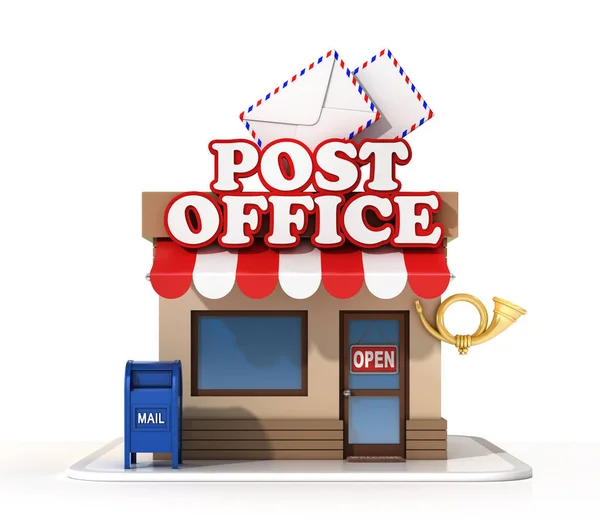 Ufficio postale 3d rendering — Foto Stock