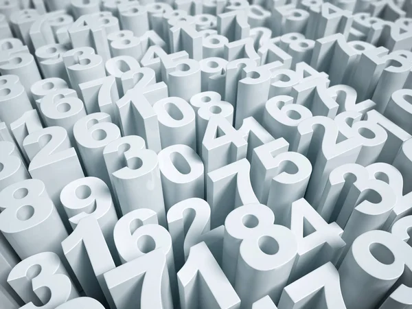 Letters and numbers — Stock Photo, Image
