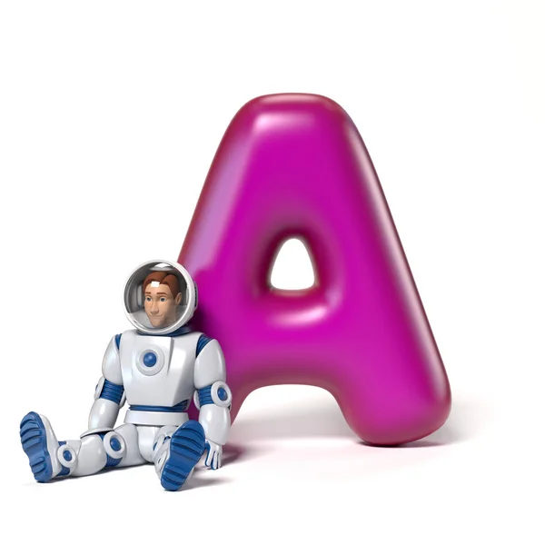 Toy font letter A — Stock Photo, Image