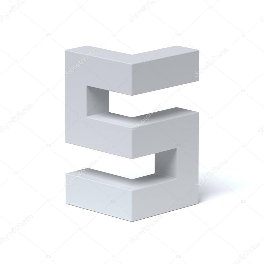 Isometric font number 5