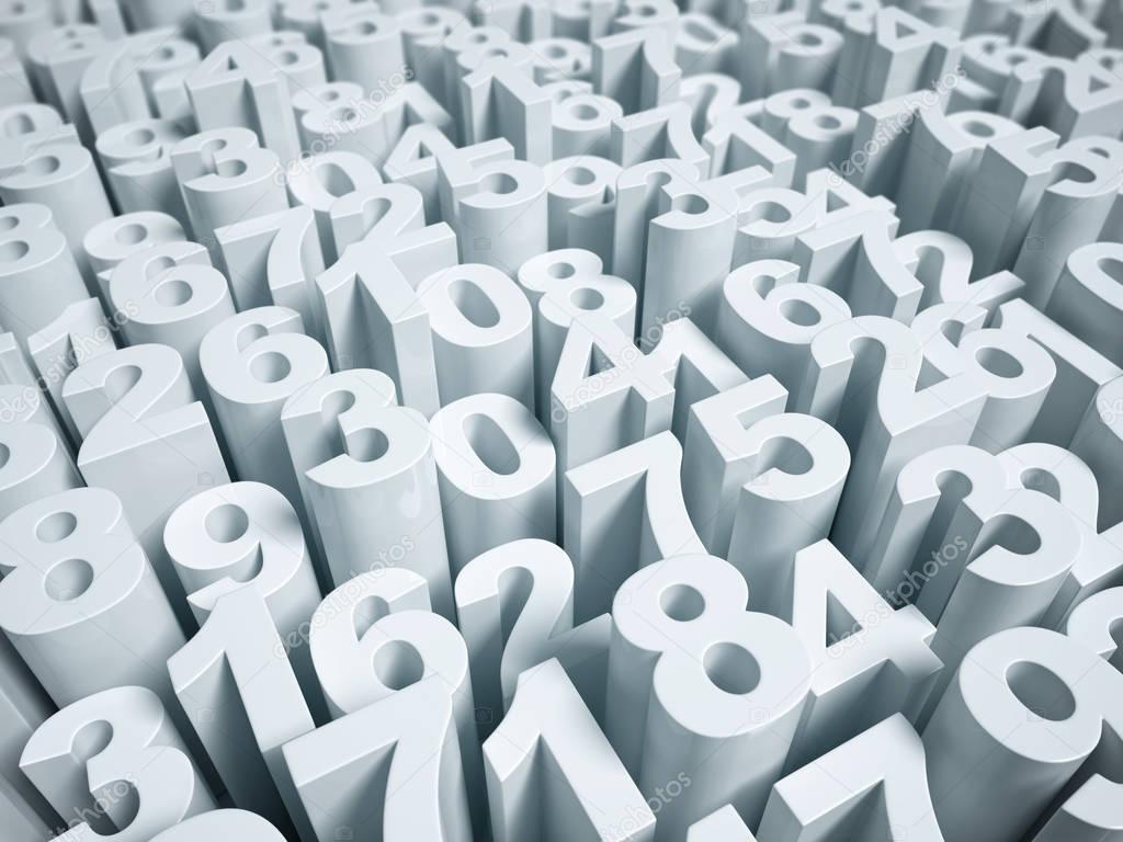 Letters and numbers 