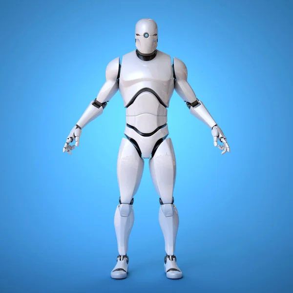 Robot futuristisch design concept 3D-rendering — Stockfoto