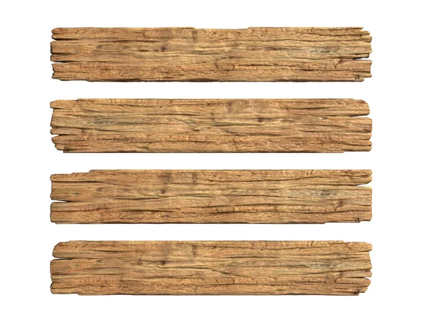 Planches en bois rendu 3d — Photo