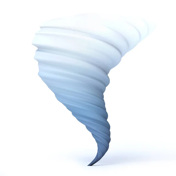 Furacão tornado tufão vórtice twister 3d renderização — Fotografia de Stock