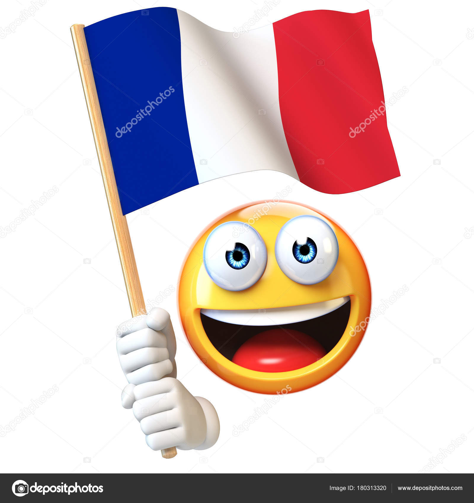 Entrez et tapons la causette (archive 5)... - Page 25 Depositphotos_180313320-stock-photo-emoji-holding-french-flag-emoticon