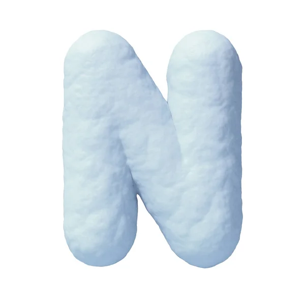 Снежный Шрифт Рендеринг Буквы — стоковое фото