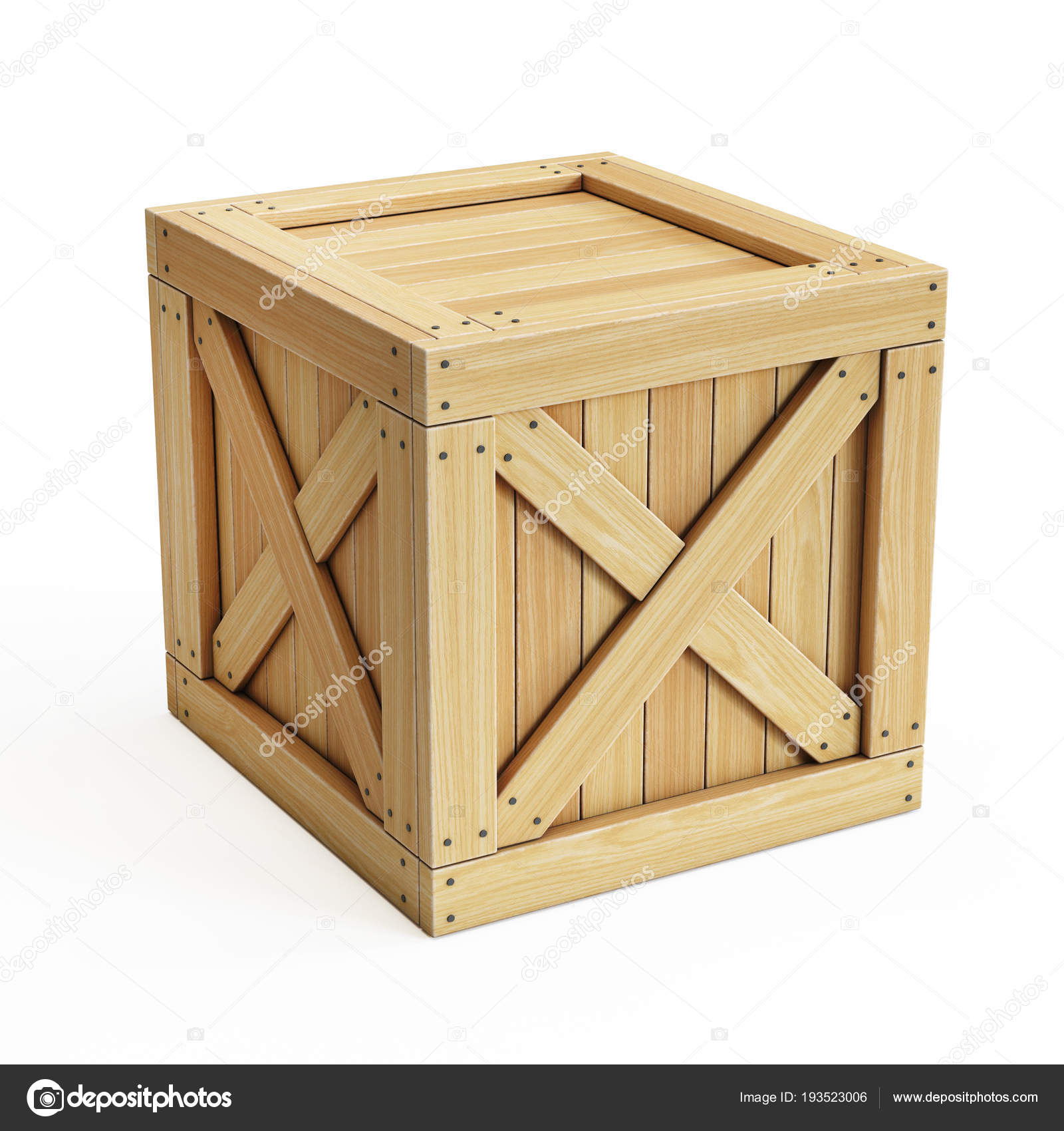Cargo Box. Wooden Box. Stock Photo, Picture and Royalty Free Image. Image  123716796.