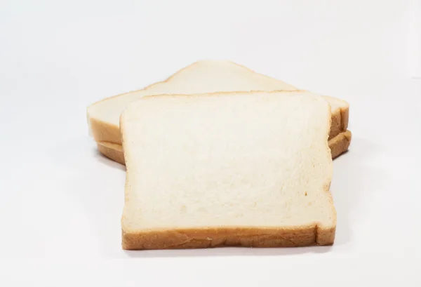 Slice white bread toast — Stock Photo, Image