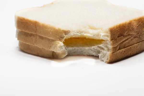 Slice toast  and marmalade jam — Stock Photo, Image