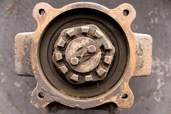 eski demiryolu tekerlekler.