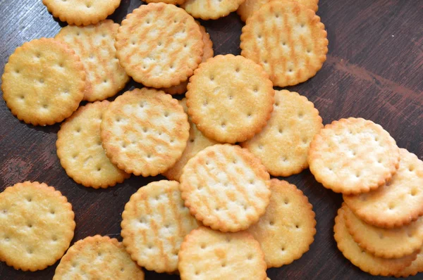 Biscotti Italiani Spuntini Con Pastelli Sale — Foto Stock