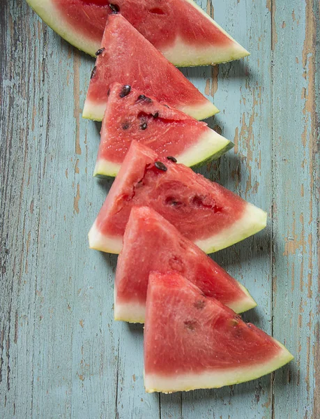 Watermelon on grungy background — Stock Photo, Image