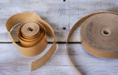 Okul ve ev içi kullanım için eski kağıt bant.