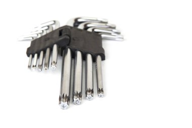 Torx beyaz üzerine plastik tutacağı ile ayarlandı