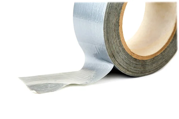 Roll Duck Duct Tape White Background — Stock Photo, Image