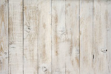 Retro konsept için beyaz dekoratif ahşap arka plan