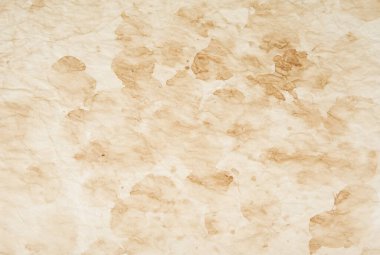 Geçmişi lekeli, eski, eski, kirli kağıtlar.