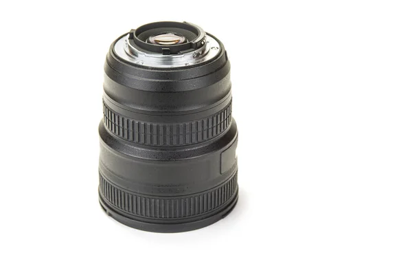 Zoom Fix Lenses Camera White Background — Stock fotografie