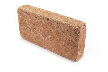 Ev ya da bahçe için beton kırmızı tuğla.