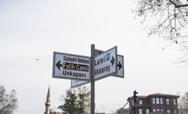 İl ilçelerine İstanbul trafik işaretleri