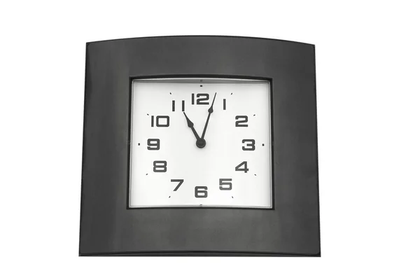 Clock Wall Time Concept Five Twelve Almost Late — Stock Photo, Image