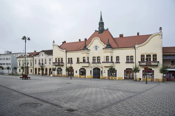 Ratusz Małym Europejskim Miasteczku Rada Gminy — Zdjęcie stockowe