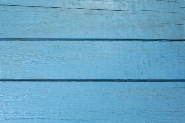Geçmişe dönük boyanmış mavi ahşap arkaplan