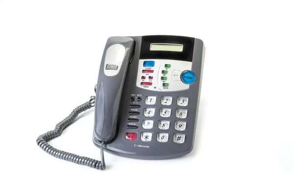 電話コイル付きオフィスデスク電話 — ストック写真