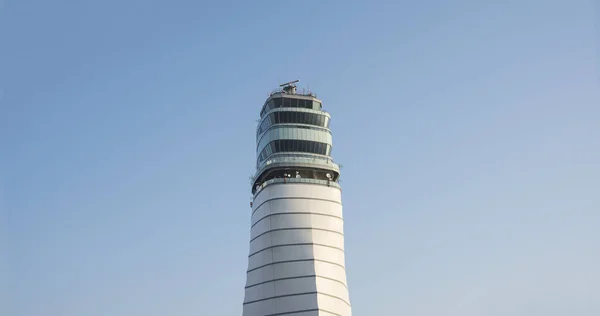 Torre Aeroporto Viena Áustria Partir Hall Embarque — Fotografia de Stock