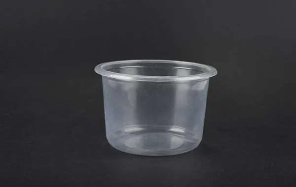 Ciotola Plastica Usa Getta Vuota Zuppa Cibo — Foto Stock