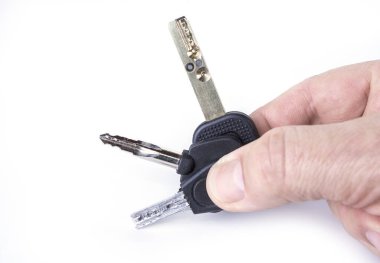 Mülk güvenliği için özel anahtarlar. Güvenlik kilidi kavramı